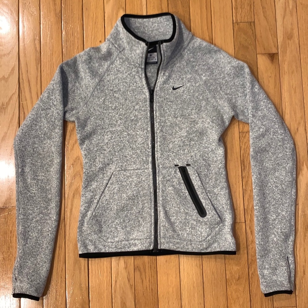 Nike Zip-Up Hoodie (Gray)